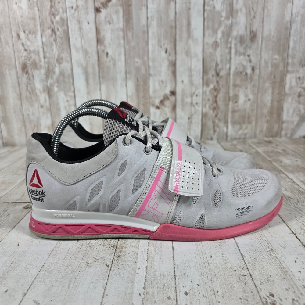 Reebok CrossFit Lifter 2.0 Womens Weightlifting Shoes Grey Pink M43663 Size 9